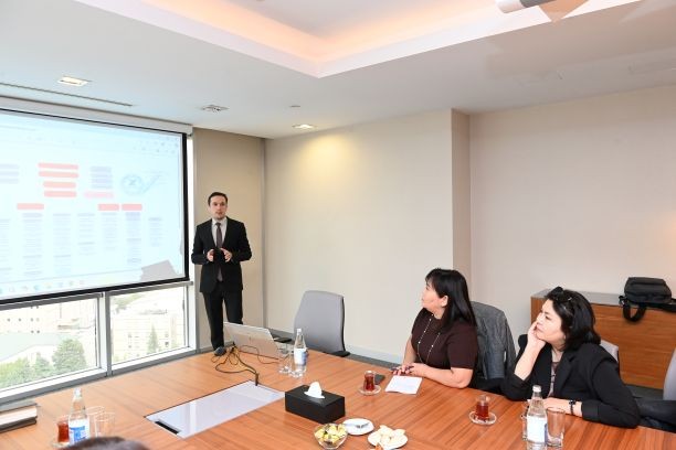 "Xalq Bank" "Eurasian Bank" və "Uzpromstroybank" nümayəndə heyətlərini qəbul edib (FOTOLAR)